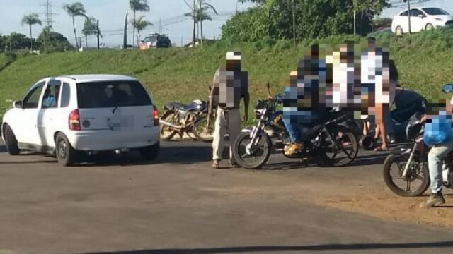 Motociclista envolve em acidente no Jardim Primavera, em Catalão