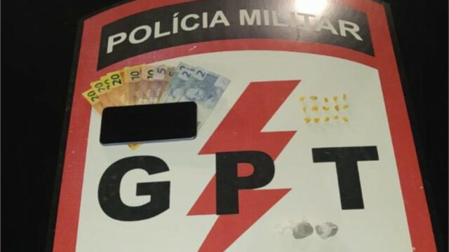 GPT realiza prisão de suspeito por tráfico de drogas em Catalão