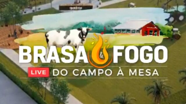 Evento BRASA & FOGO esse ano será em formato de uma Live solidária