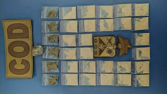 Casal é preso por tráfico de drogas durante abordagem do COD, em Corumbaíba