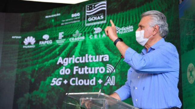 “Brasil vai voltar os olhos para Rio Verde”, diz Caiado no lançamento pioneiro do 5G