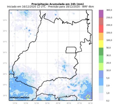 Chuva à Vista: previsão do tempo para Catalão e região