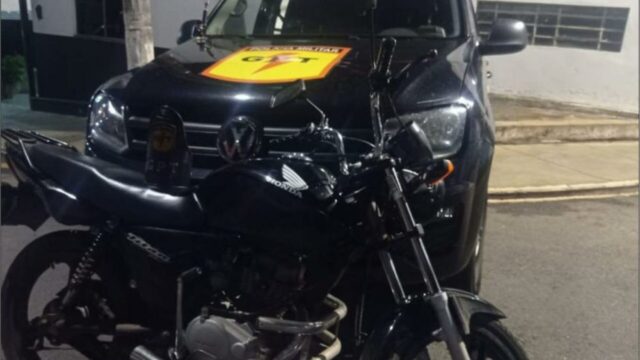 GPT recupera motocicleta furtada em Catalão