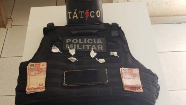 Casal é preso suspeitos de tráfico de drogas em Davinópolis