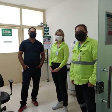 Diretores do Sindicato Metabase realiza visita de segurança na empresa Mosaic Fertilizantes