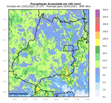 Confira o prognostico de chuva para os próximos dias em Catalão e região