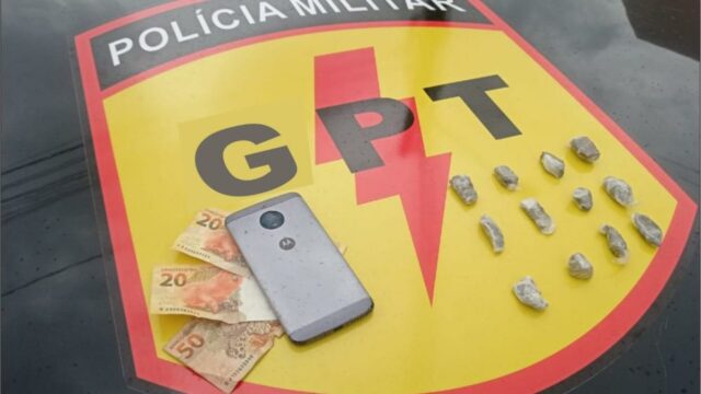 GPT realiza prisão de suspeito por crime de tráfico de drogas em Catalão