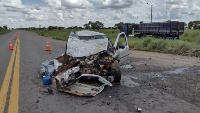 Tragédia: motorista morre em grave acidente na GO-020, em Cristinópolis