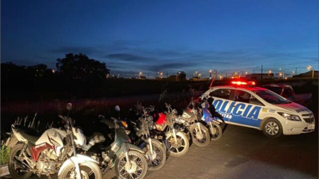 PM apreende várias motos durante "Operação Duas Rodas" em Catalão