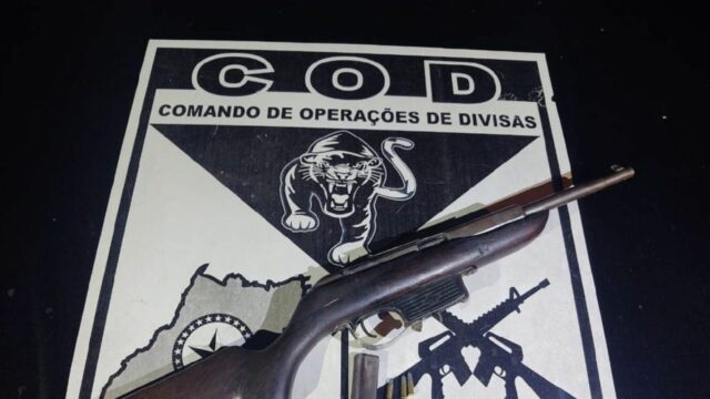 COD realiza apreensão de arma de fogo e munições durante abordagem na GO-307, em Ipameri