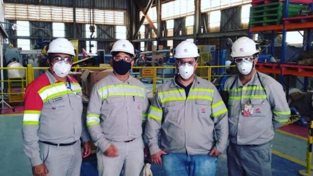Diretores do Sindicato Metabase acompanha inspeção de segurança na empresa Cmoc