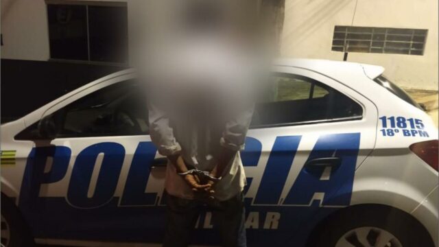 PM prende em flagrante suspeito de crime de furto em Catalão