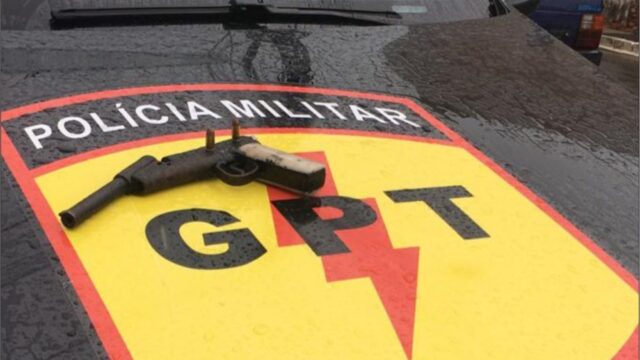 GPT realizou a prisão de um indivíduo com arma de fogo, em Catalão