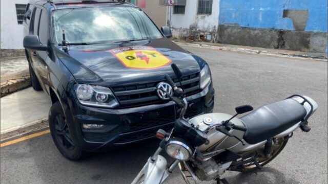 Polícia Militar recupera veículo furtado em Catalão