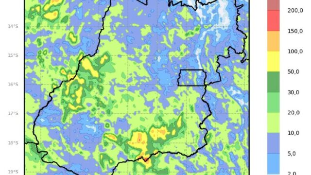 Prognóstico de chuva para os próximos dias para Catalão e região