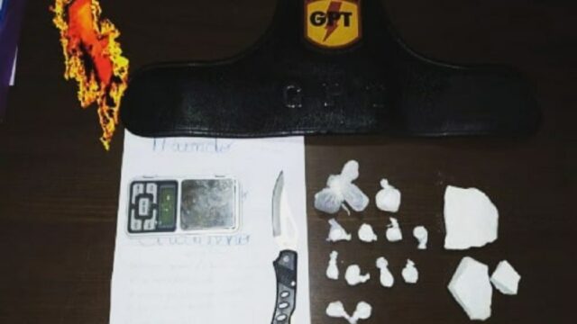 Homem é preso suspeito de crime de tráfico de drogas em Pires do Rio