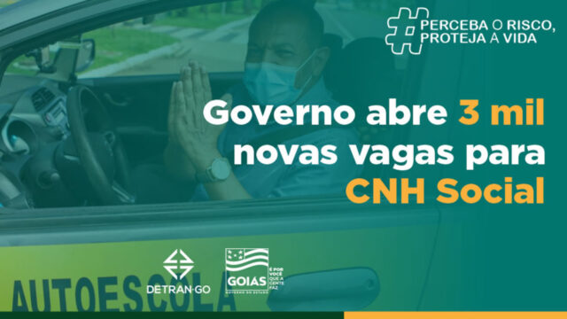 Estão abertas as inscrições para 3 mil novas vagas do programa CNH Social; confira