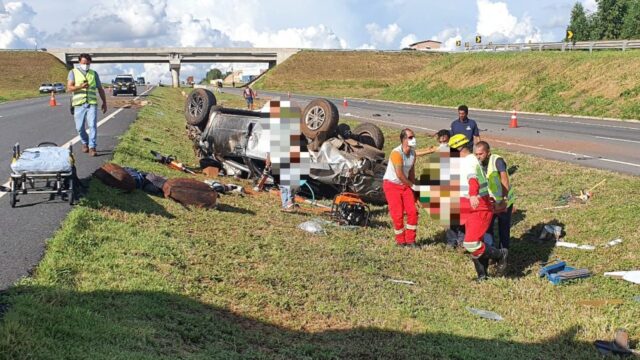 Grave acidente é registrado na BR-050, próximo a Catalão