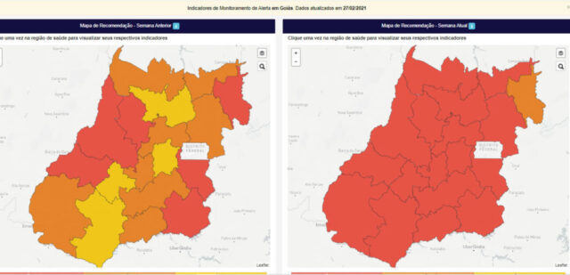 Catalão é incluída no estado de calamidade, de acordo com mapa epidemiológico, devem manter recomendações por 14 dias