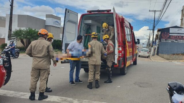 Após acidente, motociclista e passageira ficam feridos em Catalão