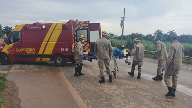 Motociclista fica ferido após queda na BR 050, em Catalão
