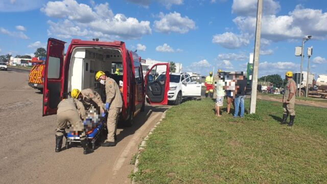 Motociclista fica ferido em acidente na BR-050 em Catalão