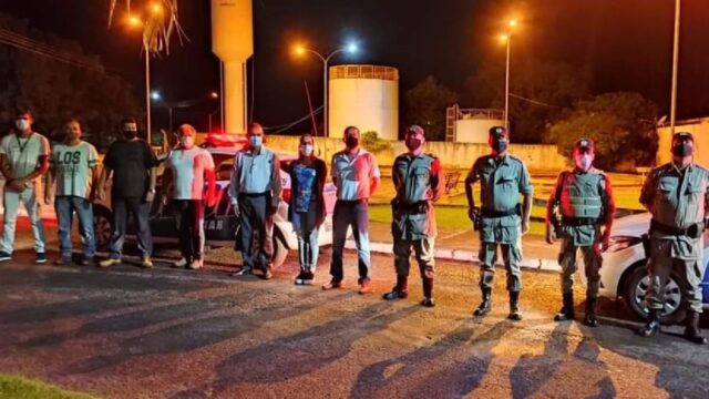 Comboio de fiscalização, prevenção e conscientização ao coronavírus percorrem as ruas da cidade de Anhanguera
