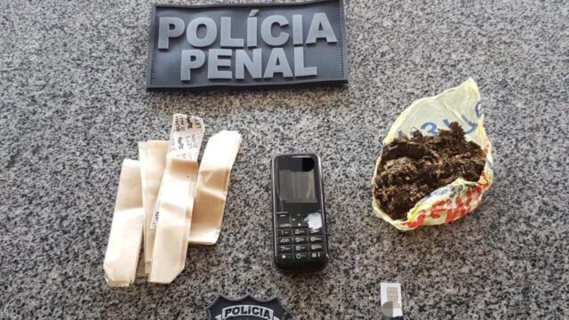 Servidores da UPR de Catalão interceptam entrada de celular e drogas no presídio