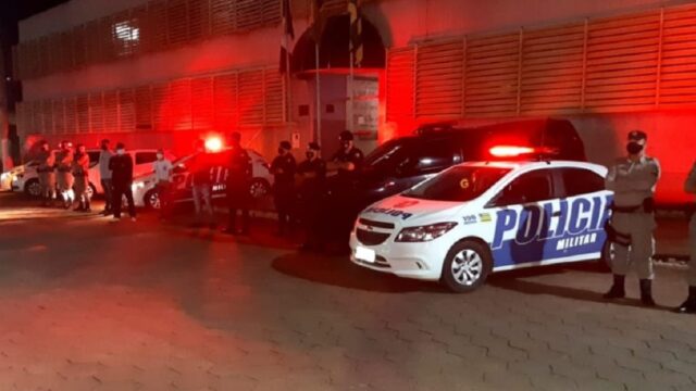 Durante Operação Polícia Militar encerra festa clandestina em Pires do Rio