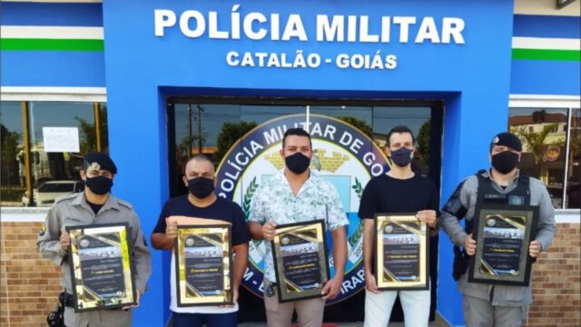 Policiais Militares de Catalão recebem homenagem por "Destaque Operacional"