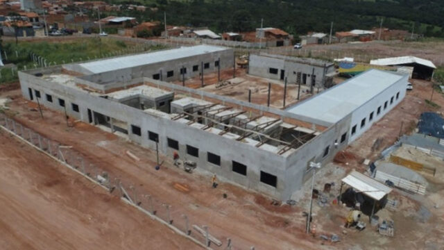 Centro de Dependentes Químicos de Catalão: praticamente metade da obra já está concluída