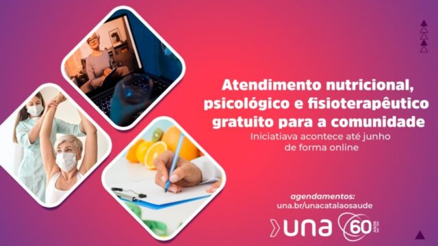Una Catalão oferece atendimento nutricional, psicológico e fisioterapêutico gratuito para a comunidade