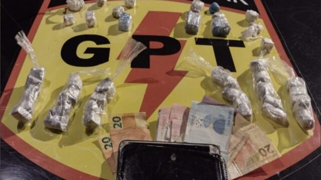 GPT realiza prisão de suspeito por tráfico de drogas em Catalão