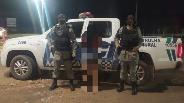 Batalhão Rural recaptura foragida da Justiça na zona rural de Corumbaíba
