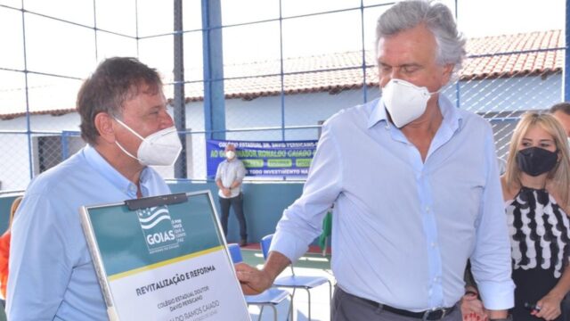 “Educação pública de Goiás será melhor do que a privada”, projeta Caiado ao entregar reforma de escola estadual, em Catalão