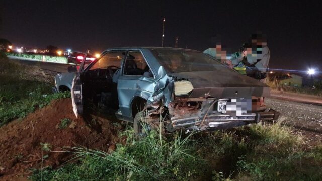 Colisão traseira entre carros é registrada na GO-330 em Catalão