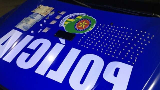 Tático Móvel faz apreensão de drogas e prende suspeito por trafico e receptação em Catalão