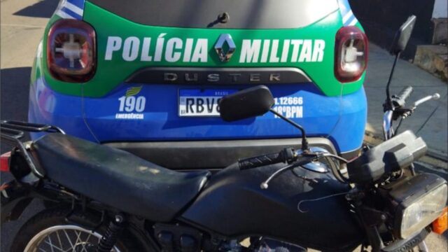 Equipe Tático Móvel recupera moto com restrição de furto/roubo em Catalão