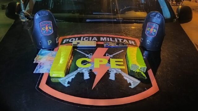 Quatro suspeitos são presos com drogas em Pires do Rio