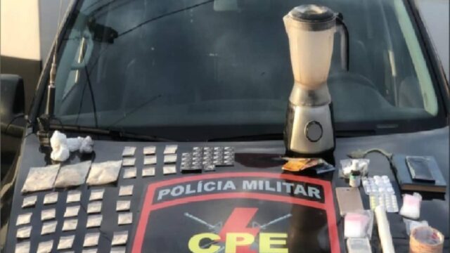 CPE prende traficante com 581 unidades de LSD e várias porções de maconha e cocaína, em Catalão