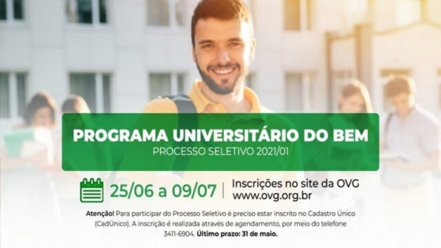 Programa Universitário do Bem: Estado oferece bolsas de estudo para população carente em Catalão