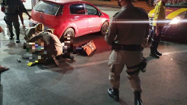 Colisão entre carro e moto deixa motociclista ferida em Catalão