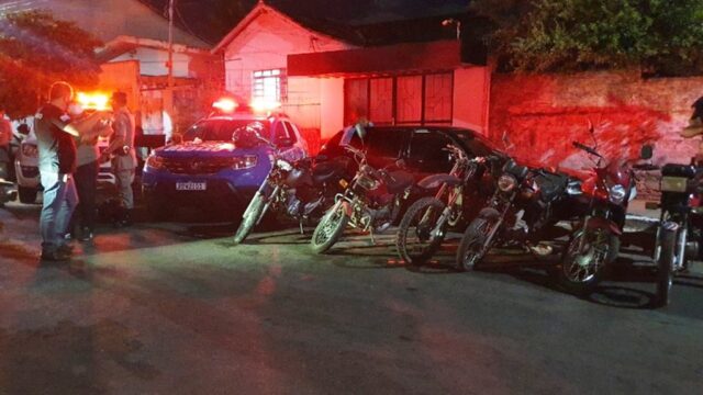 Em ação rápida, PM prende indivíduos e recupera várias motociclistas furtadas em Catalão