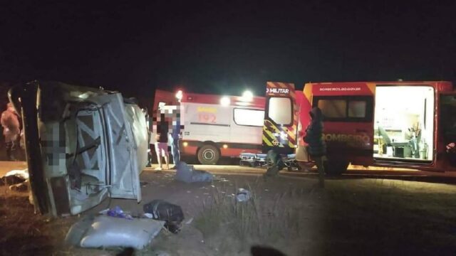 Capotamento deixa uma vítima fatal na GO-116 em Formosa