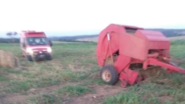 Homem morre prensado após cair dentro de máquina durante o trabalho em Silvânia, dizem bombeiros