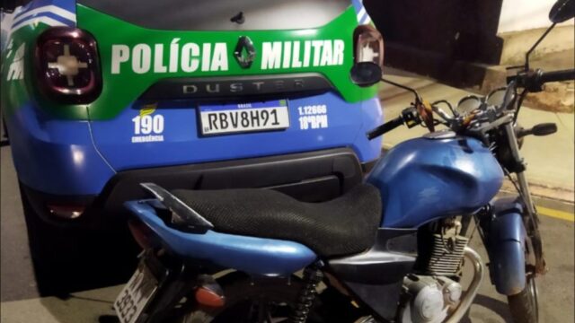 Tático Móvel recupera motocicleta furtada em Catalão