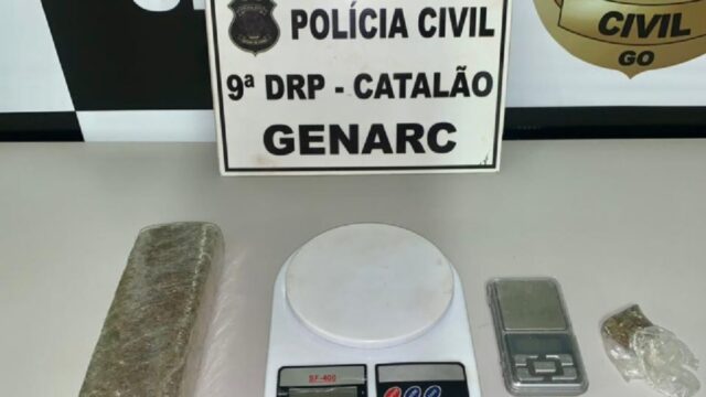 Operação Integrada GENARC e 18°BPM resulta na apreensão de drogas em Catalão