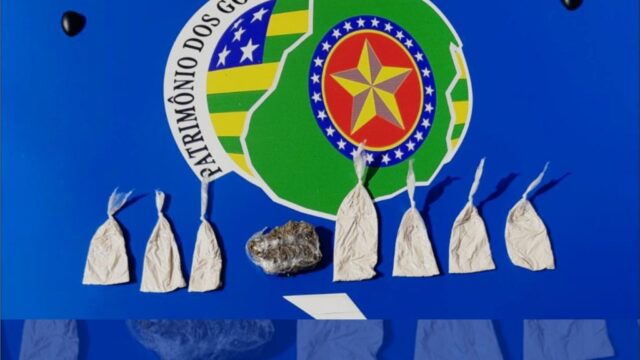 Homem e preso em flagrante por crime de tráfico de drogas em Catalão