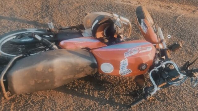 Motociclista fica ferido após sofrer queda na Rodovia GO-330 em Catalão