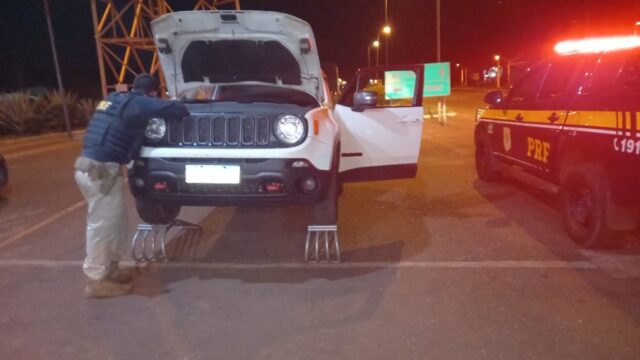 Empresário é flagrado com carro roubado na BR 060, em Rio Verde